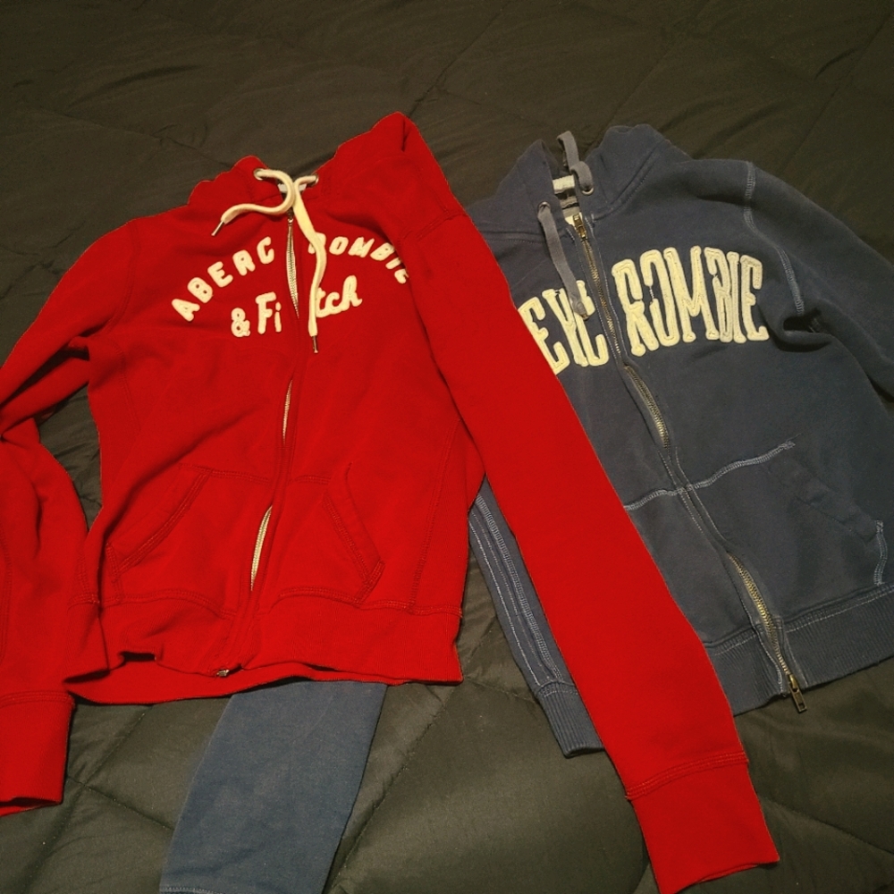 2 Abercrombie hoodies size small